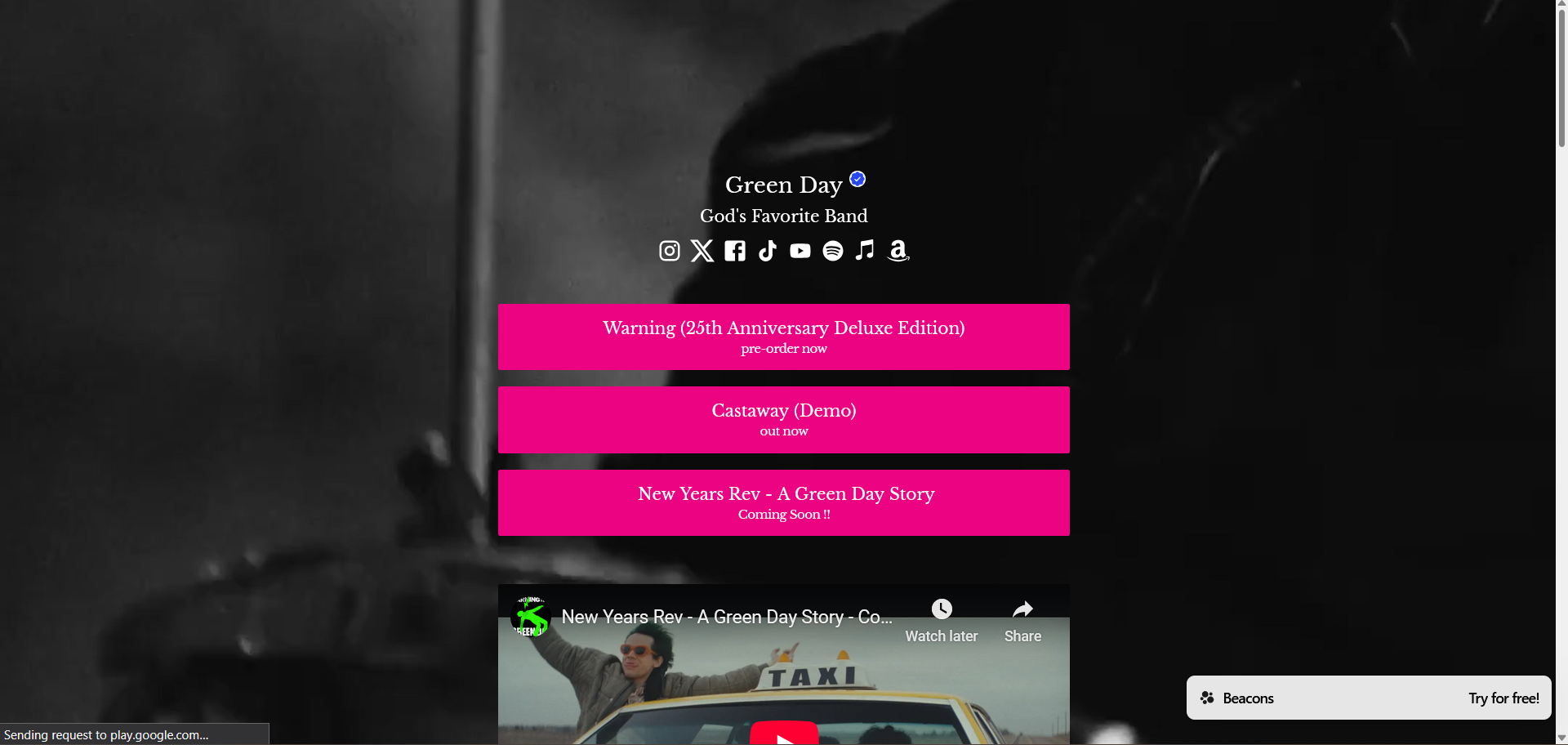 Contoh Website Linktree